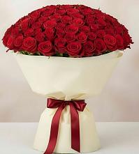 Букет 101 Красная роза Милано в Суражи