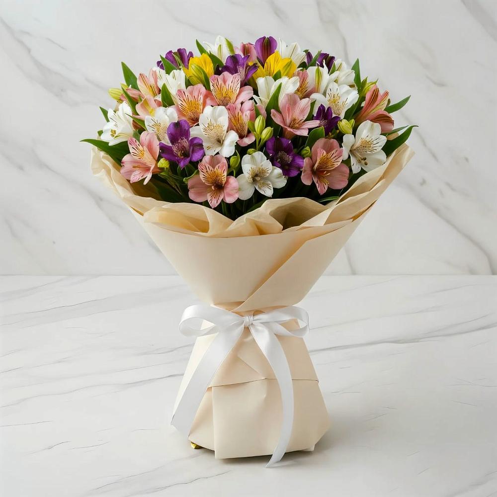 Букет цветов из: Альстромерии в Суражи