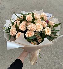 Букет Кремовые розы Латте в Суражи