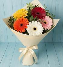 Букет цветов из:  Герберы в Суражи