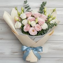 Букет цветов из:  Лизиантусы #REPLACE_PRED# Суражи