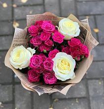 Букет цветов из:  Розы в Суражи
