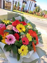 Букет цветов из:  Герберы #REPLACE_PRED# Суражи