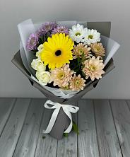 Букет цветов из:  Розы, Герберы и Хризантемы в Суражи