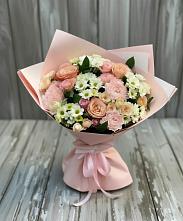 Букет цветов из:  Гвоздики, Розы и Хризантемы в Суражи