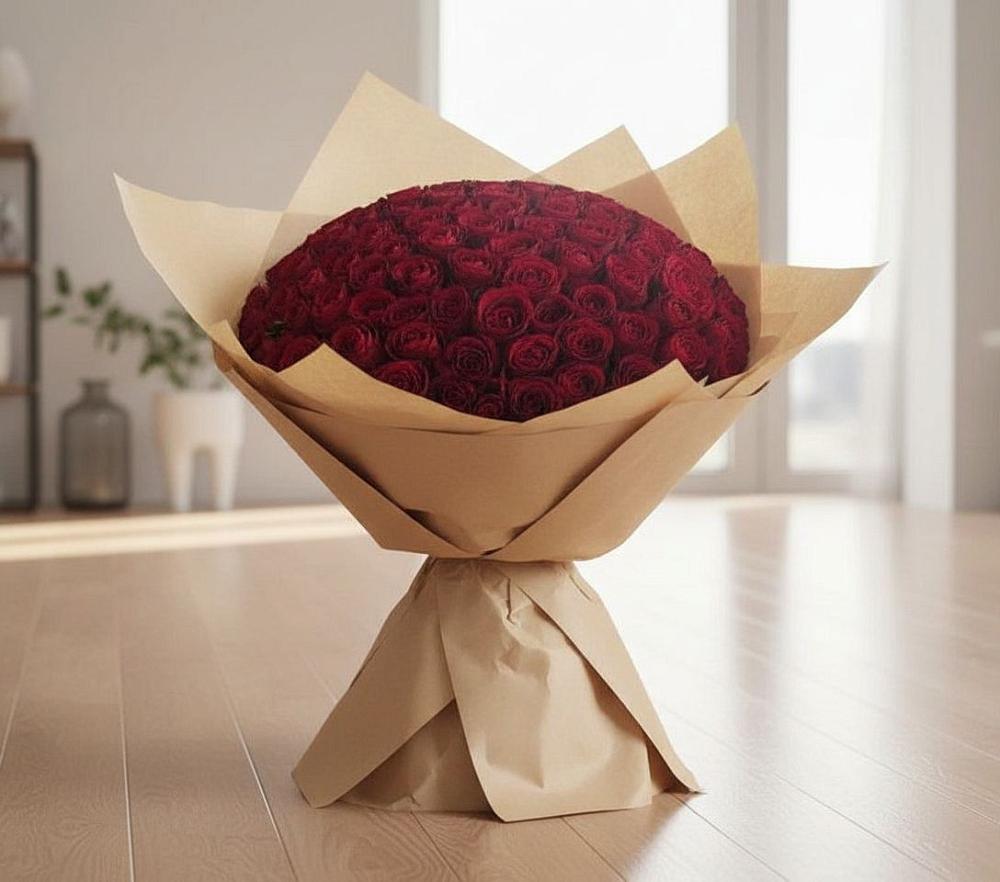 Букет 101 Красная роза в Суражи