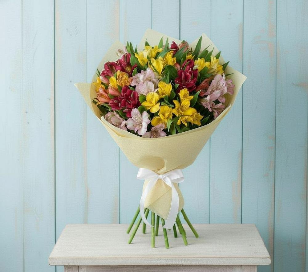 Букет цветов из: Альстромерии в Суражи