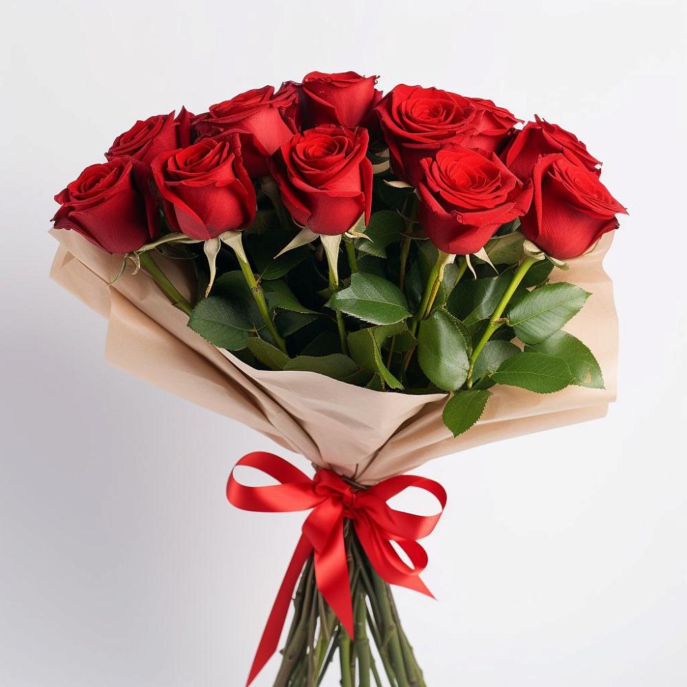 Букет 11 Красных роз Эдлесс Лав в Суражи
